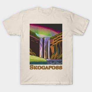 Skogafoss Waterfall T-Shirt